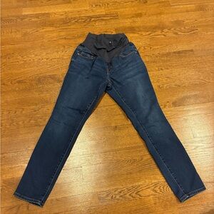 Old Navy Dark Blue Full Panel Maternity Jeans Size 6S